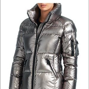 COPY - SAM. Freestyle Down Puffer Jacket gunmetal silver size medium